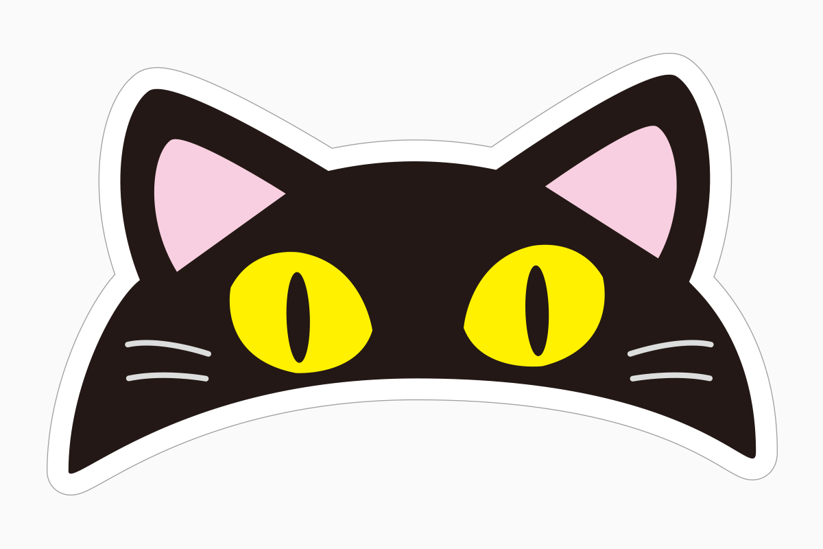 クロネコマスクの見本