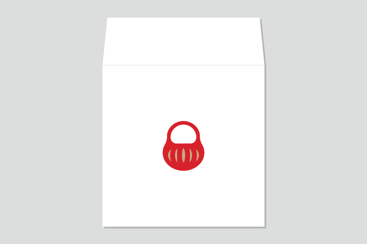 お年玉ポチ袋シリーズ・だるま